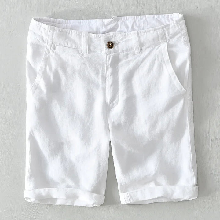 SOLANO MEN'S LINEN DENIM SHORTS