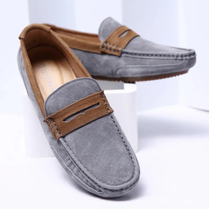 LEO - GENUINE SUEDE LOAFERS