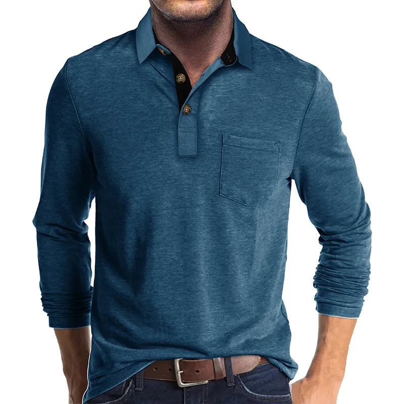 Jörg™ | Men's long-sleeved shirt with buttons