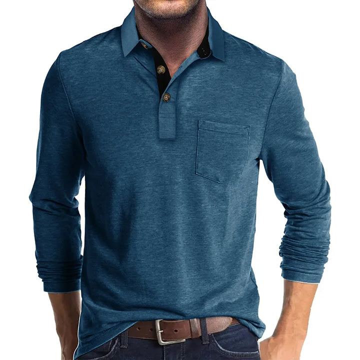 Jörg™ | Men's long-sleeved shirt with buttons