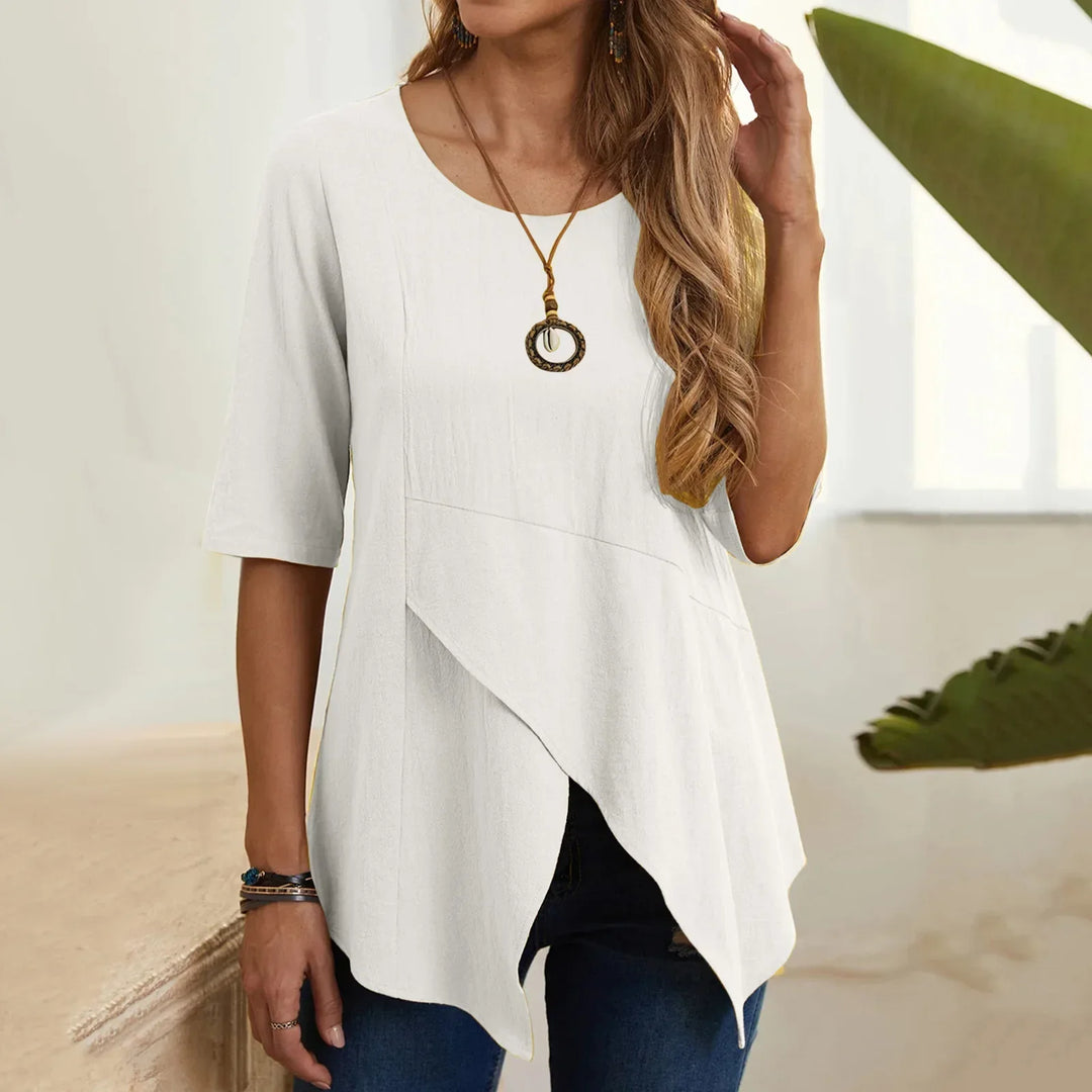 Sophia™ - Comfy Linen Blouse