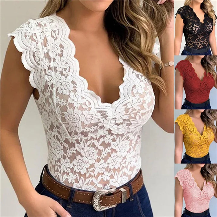 Amelia™ - Stylish Lace Blouse