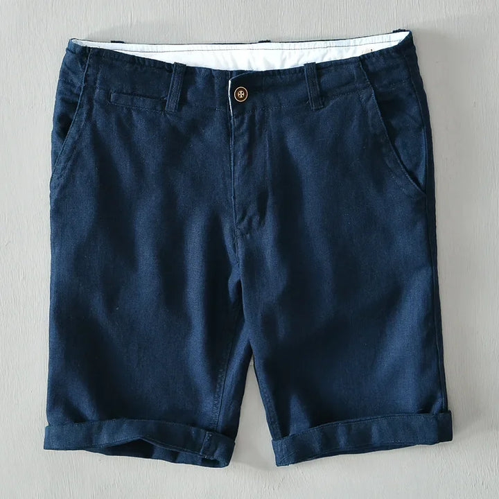 SOLANO MEN'S LINEN DENIM SHORTS