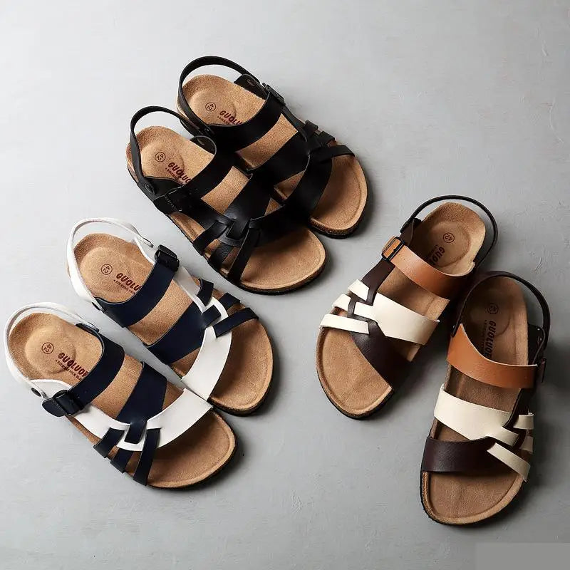 Elara | Premium orthopedic leather sandals