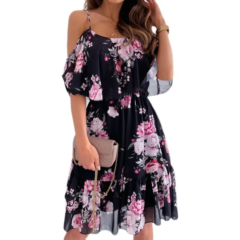 FLEURBELLE OFF-SHOULDER DRESS