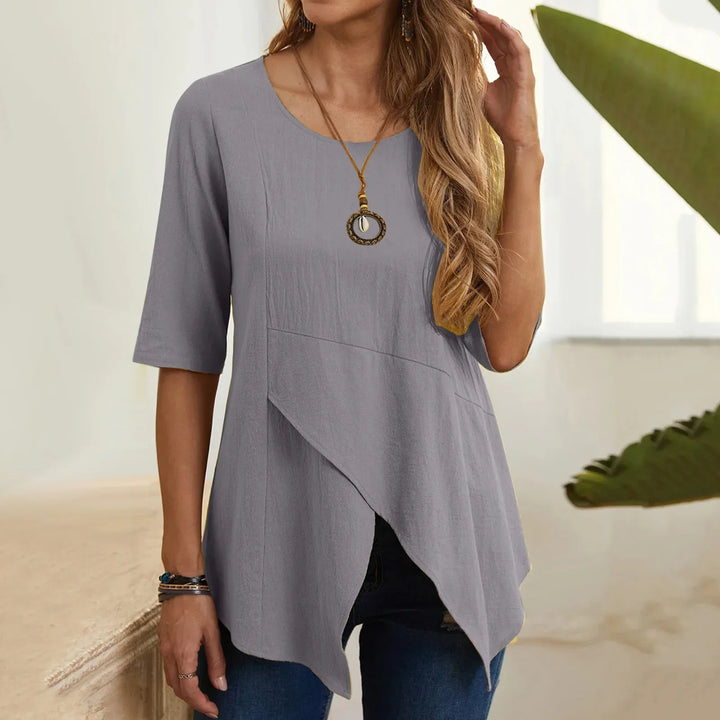 Sophia™ - Comfy Linen Blouse