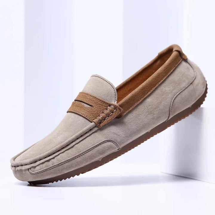 LEO - GENUINE SUEDE LOAFERS