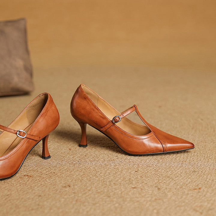 Avery™ - Premium Leather Heels