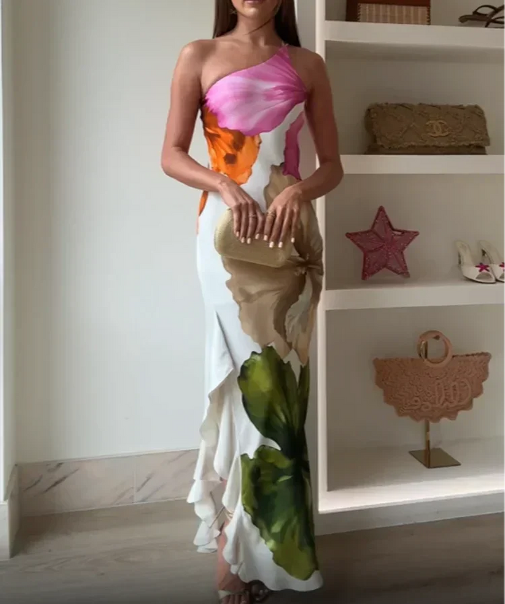 Brielle™ | Elegant Patchwork Maxi Dress