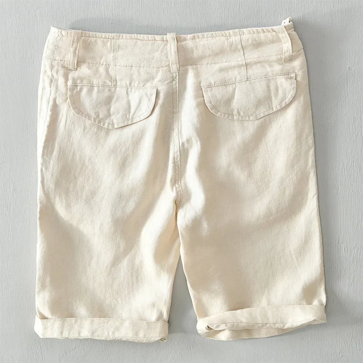 SOLANO MEN'S LINEN DENIM SHORTS