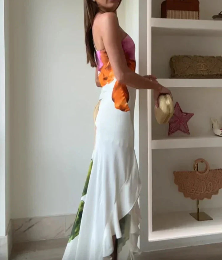 Brielle™ | Elegant Patchwork Maxi Dress