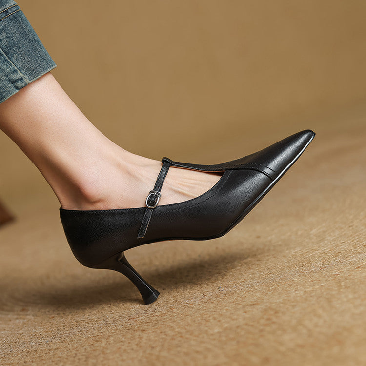 Avery™ - Premium Leather Heels