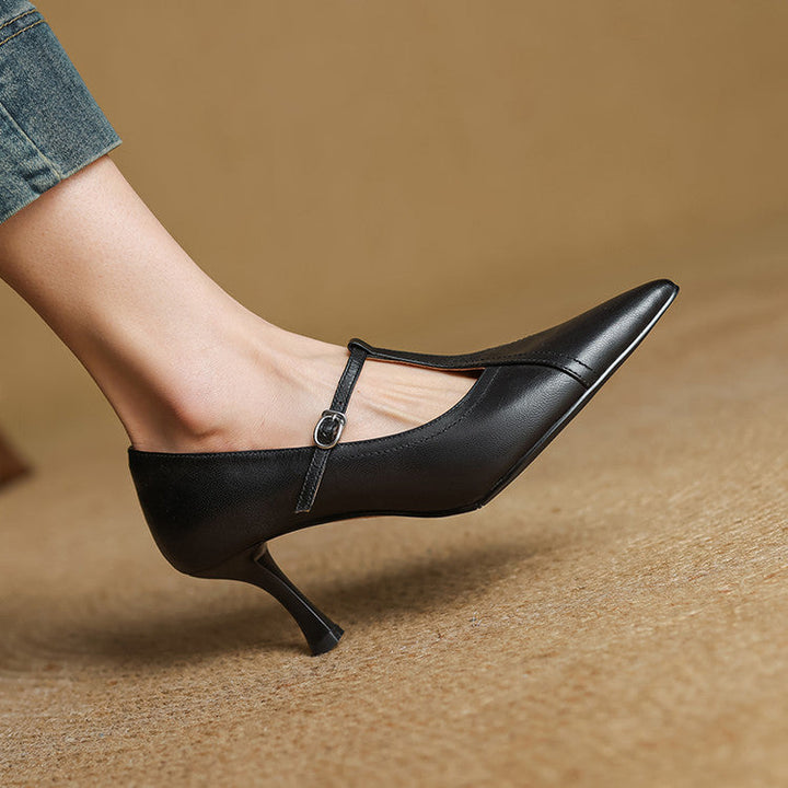 Avery™ - Premium Leather Heels