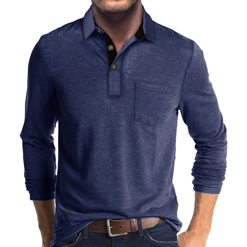 Jörg™ | Men's long-sleeved shirt with buttons