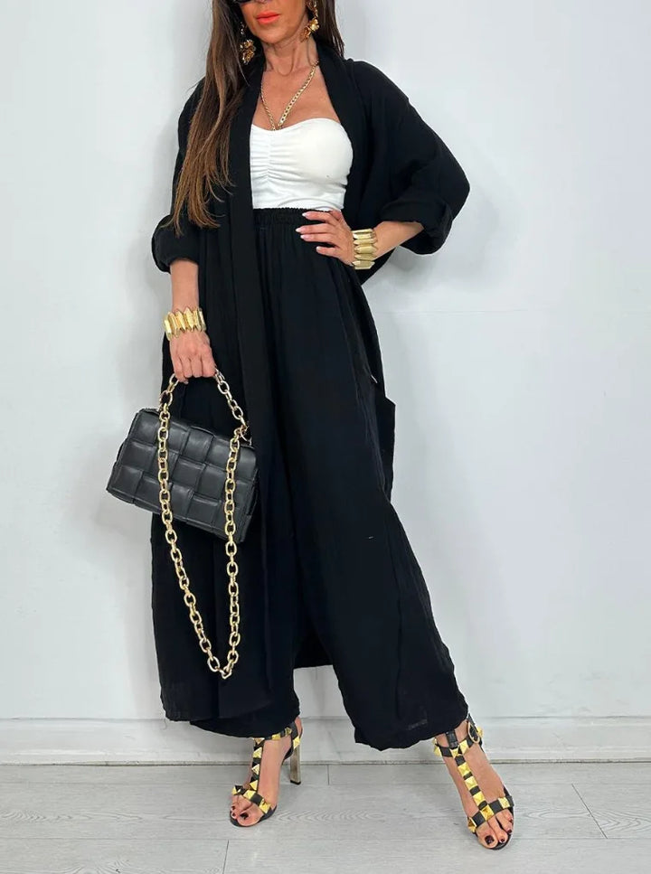 Abigail™ - Elegant Cardigan Pants Set