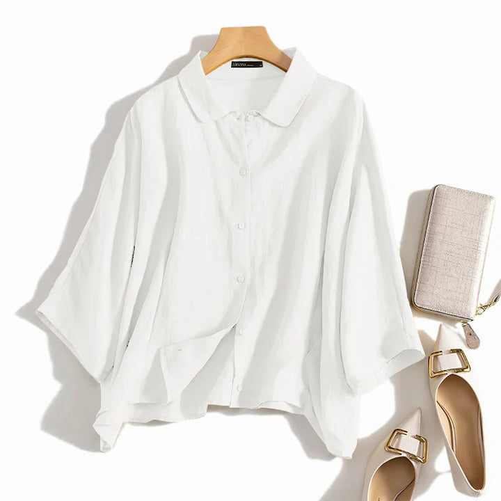 Mireille – Casual Loose-Fit Tunic Blouse