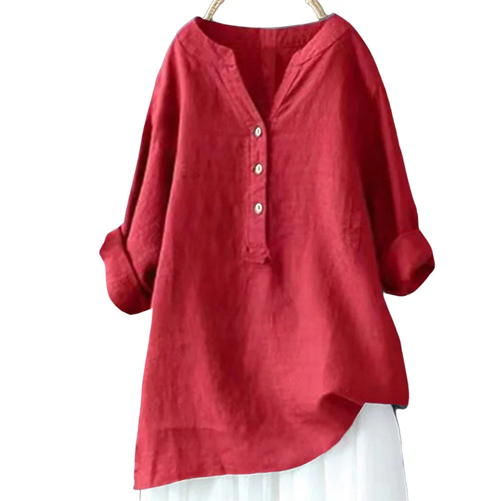 Grace™ - Comfy Oversized Casual Shirt
