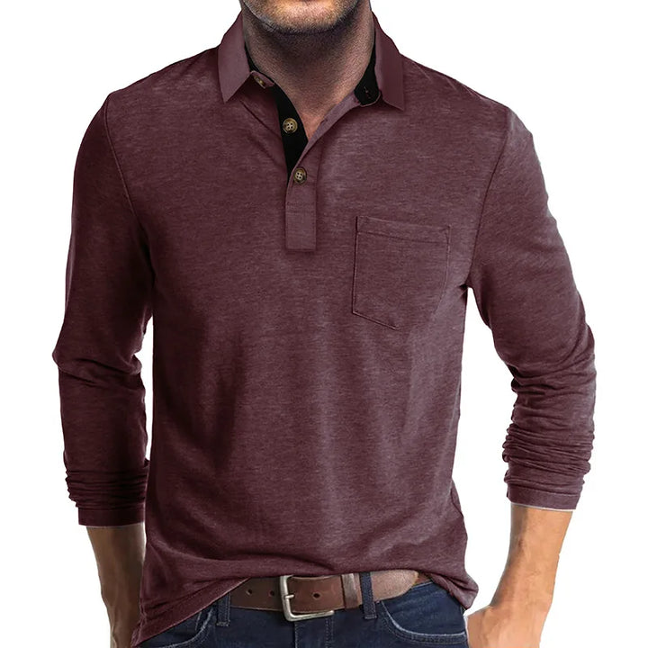Jörg™ | Men's long-sleeved shirt with buttons
