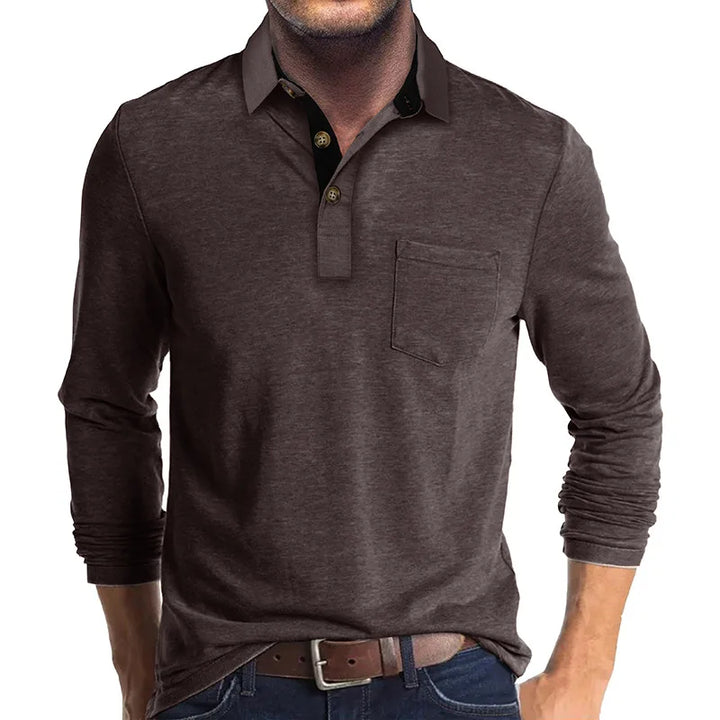 Jörg™ | Men's long-sleeved shirt with buttons