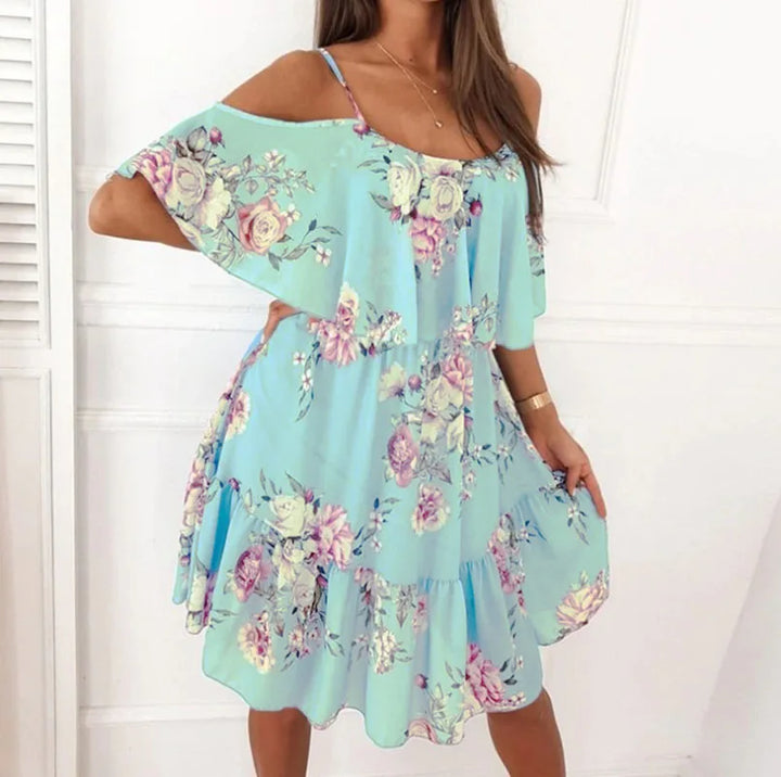FLEURBELLE OFF-SHOULDER DRESS