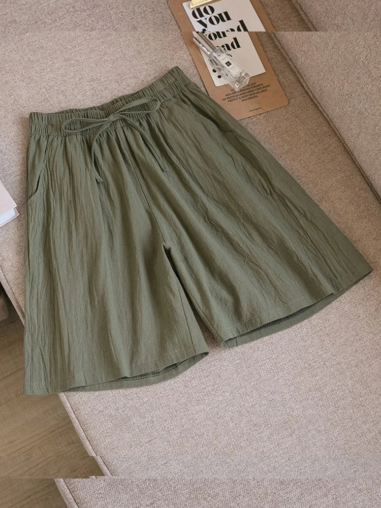 DRAWSTRING LOUNGE SHORTS