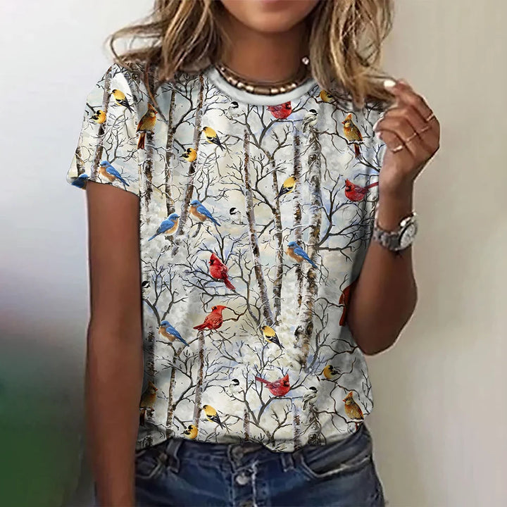 Katiya - Exclusive women's shirt with animal print