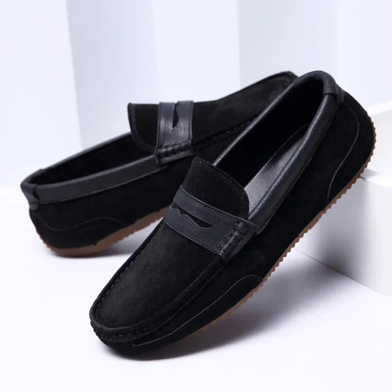 LEO - GENUINE SUEDE LOAFERS