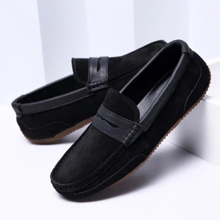 LEO - GENUINE SUEDE LOAFERS