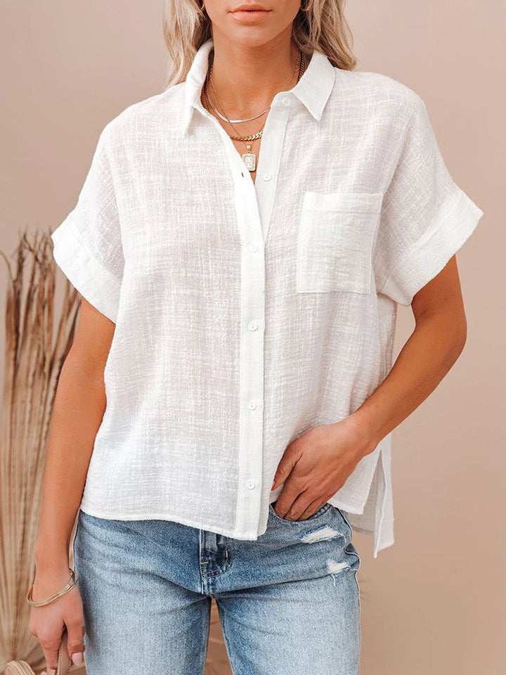 LILABOUTIQ'S | CASUAL BUTTON-UP BLOUSE