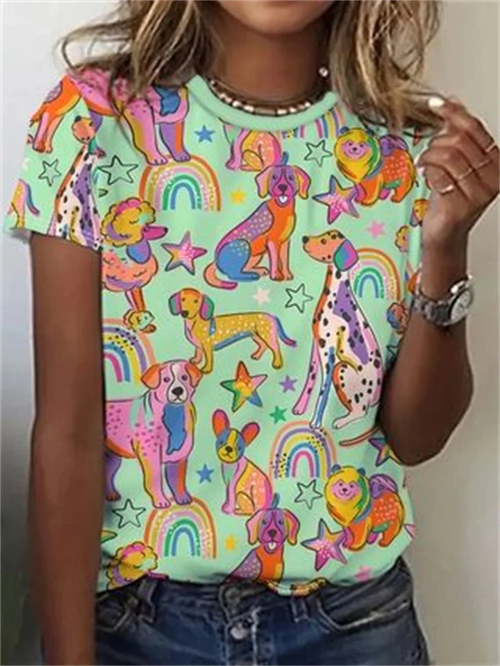 Muriella - Exclusive women's shirt with animal print