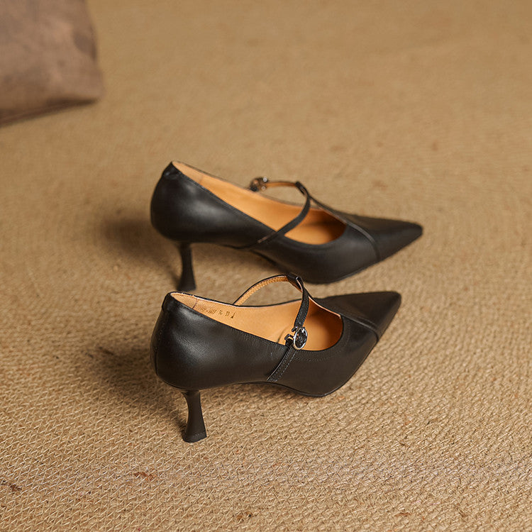 Avery™ - Premium Leather Heels
