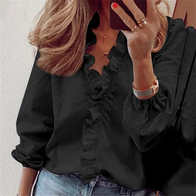 Amelia™ - Stylish Ruffled Shirt