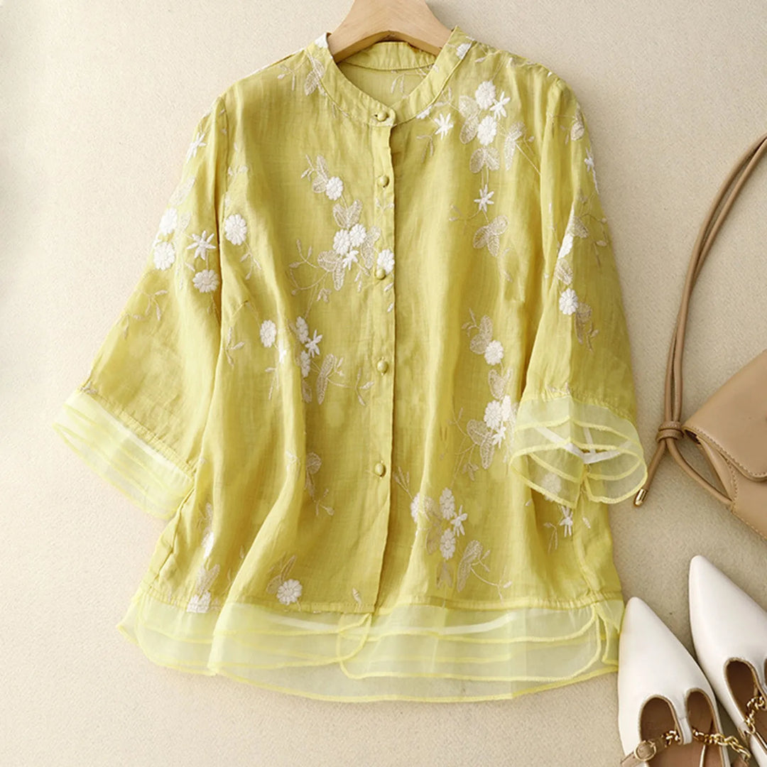 Avery™ - Vintage Floral Blouse