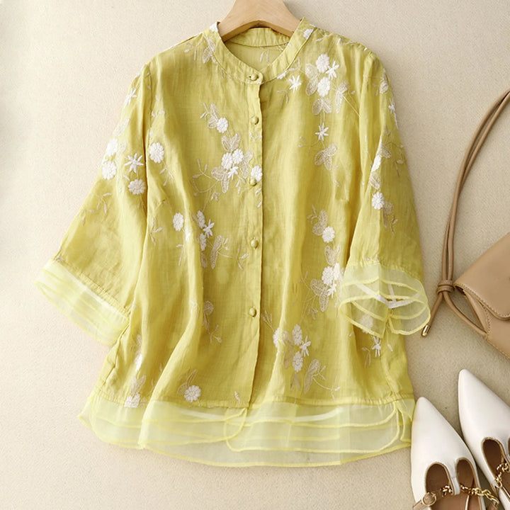 Avery™ - Vintage Floral Blouse