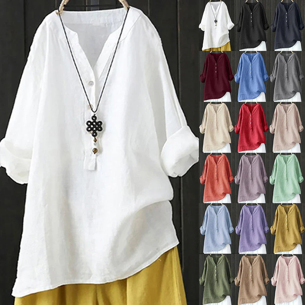 Grace™ - Comfy Oversized Casual Shirt