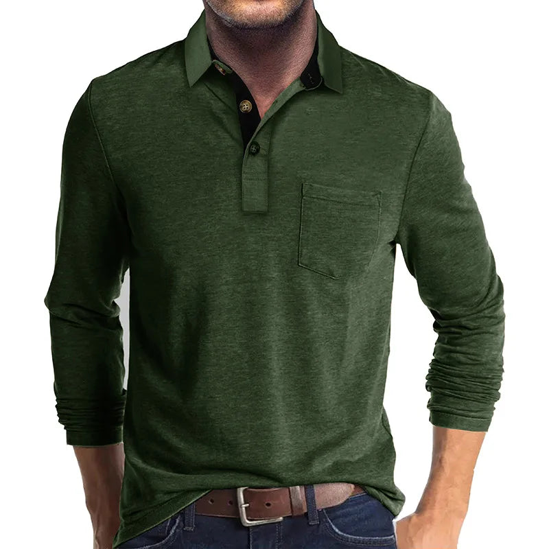 Jörg™ | Men's long-sleeved shirt with buttons