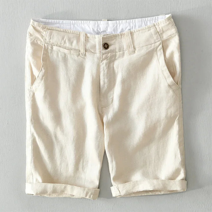 SOLANO MEN'S LINEN DENIM SHORTS
