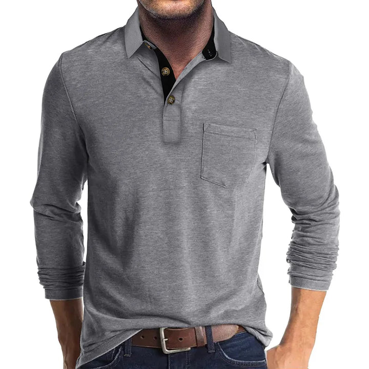Jörg™ | Men's long-sleeved shirt with buttons