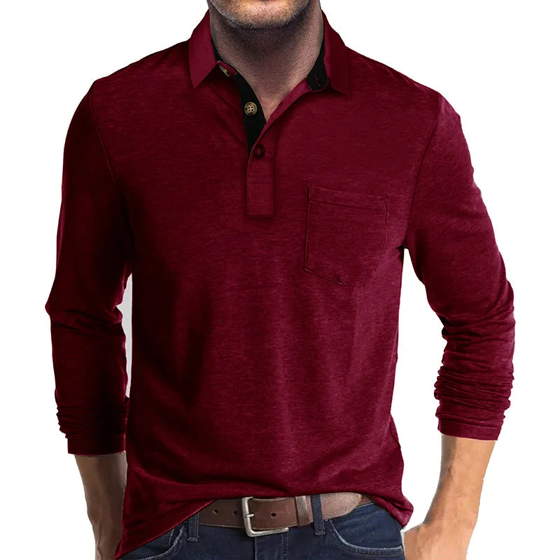 Jörg™ | Men's long-sleeved shirt with buttons