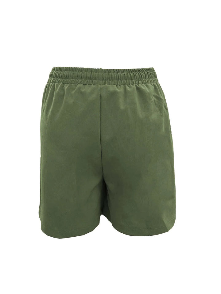 Mila | Relaxed Linen-Cotton Shorts