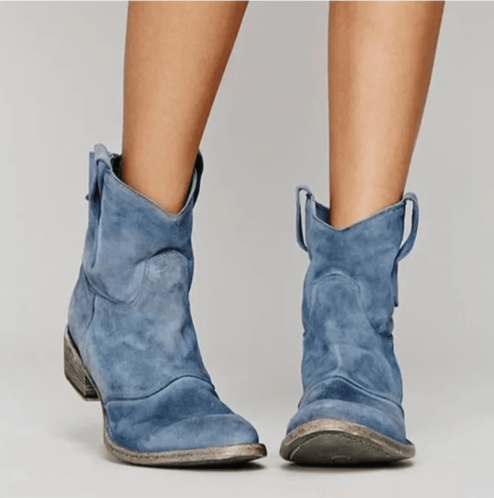 Isolde - Suede Western Boots