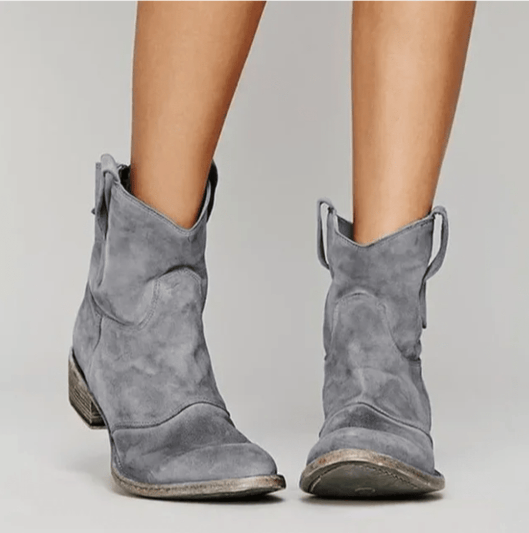 Isolde - Suede Western Boots