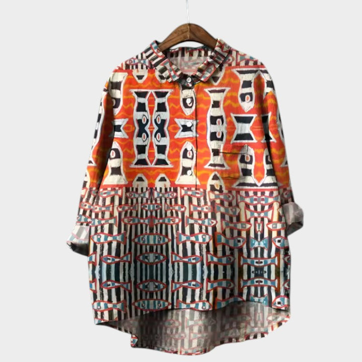 TALLIE™ – Relaxed Printed Blouse