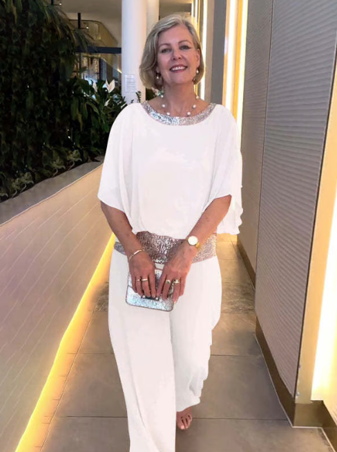 Talia – Evening Glow Two-Piece Outfit