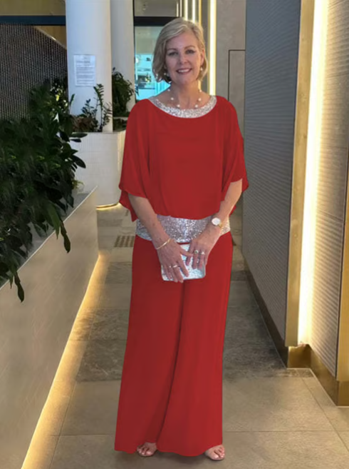 Talia – Evening Glow Two-Piece Outfit