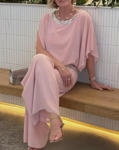 Talia – Evening Glow Two-Piece Outfit