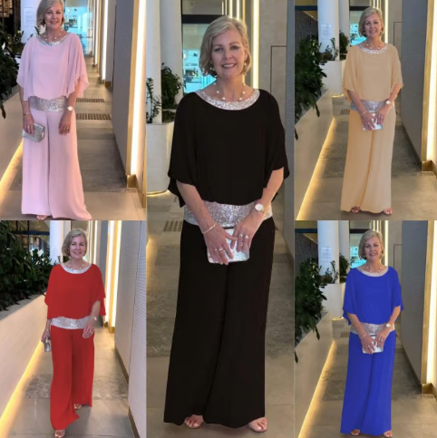 Talia – Evening Glow Two-Piece Outfit