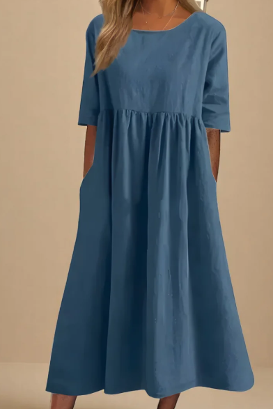 Elin™ | Airy Cotton Day Dress