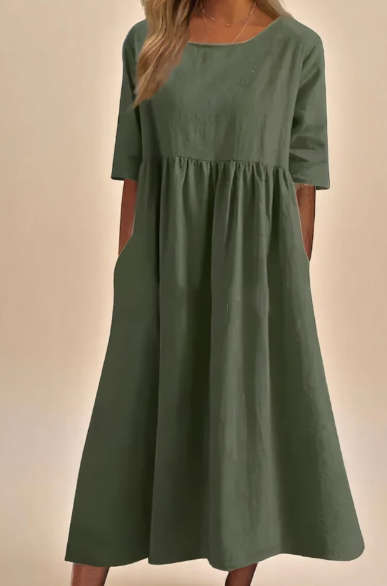 Elin™ | Airy Cotton Day Dress