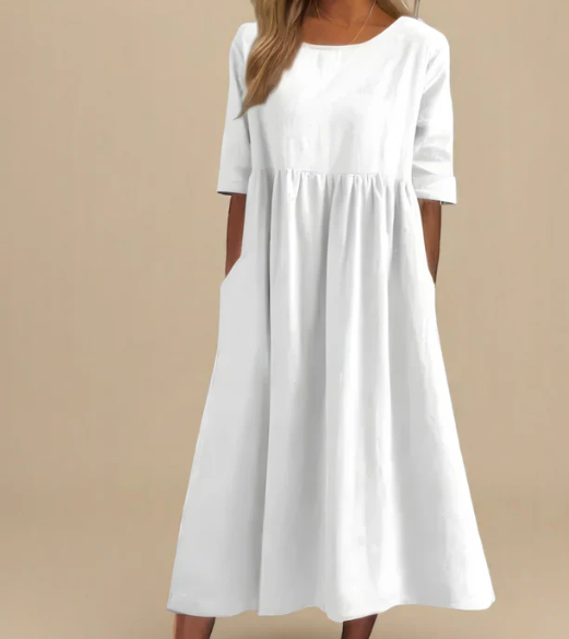 Elin™ | Airy Cotton Day Dress